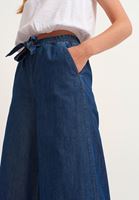 Bayan Mavi Ultra High Rise Wide-Leg Pantolon