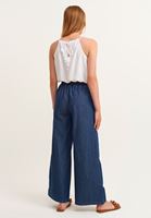 Bayan Mavi Ultra High Rise Wide-Leg Pantolon