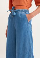 Bayan Mavi Ultra High Rise Wide-Leg Pantolon