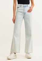 Bayan Mavi Baggy-Fit Denim Pantolon