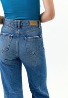 Bayan Mavi Baggy-Fit Denim Pantolon