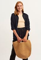 Bayan Kahverengi Hasır Tote Çanta