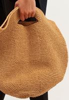 Bayan Kahverengi Hasır Tote Çanta