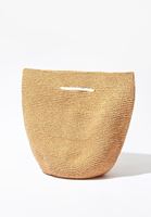 Bayan Kahverengi Hasır Tote Çanta