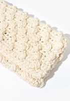 Bayan Krem Makrome Portföy Çanta