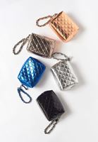 Bayan Siyah Dokulu Makyaj Çantası