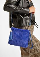 Bayan Mavi Peluş Detaylı Çanta