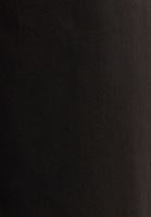 Bayan Siyah Paça Detaylı Wide-Leg Pantolon ( TENCEL™ )