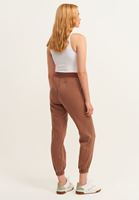 Bayan Kahverengi Yumuşak Dokulu Jogger Pantolon ( TENCEL™ )