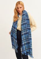 Bayan Çok Renkli Desenli Uzun Şal