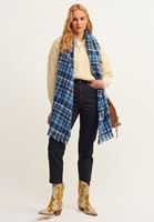 Bayan Çok Renkli Desenli Uzun Şal