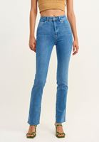 Bayan Mavi Slim-Fit Denim Pantolon