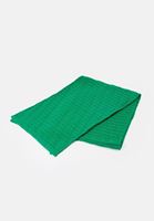 Bayan Yeşil Kalın Atkı