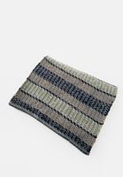 Bayan Çok Renkli Örme Şal