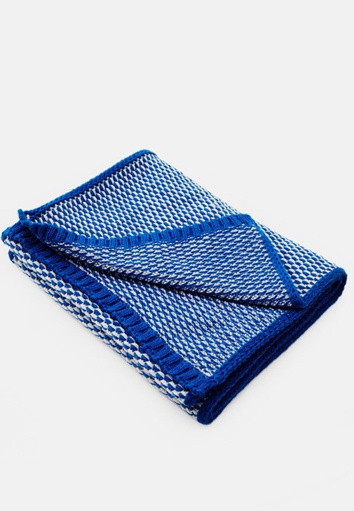 Lacivert Kalın Atkı