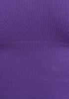 Bayan Mor Dikişsiz Crop Top