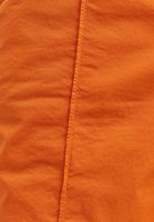Women Brick Cotton Shorts with Waist Detail