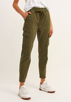 Bayan Yeşil Casual Kargo Pantolon