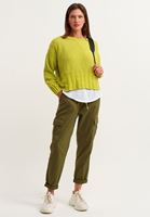 Bayan Yeşil Casual Kargo Pantolon