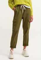 Bayan Yeşil Casual Kargo Pantolon