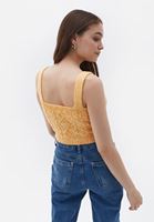 Örgü Detaylı Askılı Crop ve Straight Pantolon  