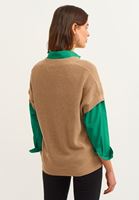 Bayan Kum Beji V Yaka Triko Süveter