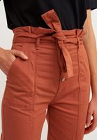 Bayan Turuncu High-Rise Carrot Fit Pantolon