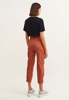 Bayan Turuncu High-Rise Carrot Fit Pantolon