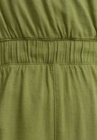 Bayan Yeşil Kruvaze Culotte Tulum