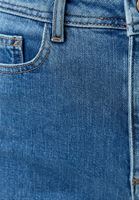 Bayan Mavi Wide-Leg Denim Pantolon