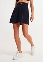 Bayan Siyah Cut-Out Detaylı Mini Etek