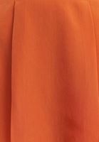 Bayan Turuncu Cut-Out Detaylı Mini Etek