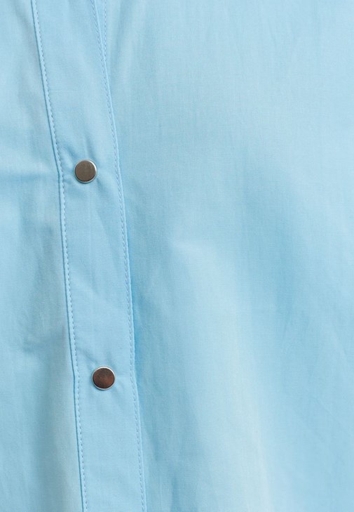 Oversize Poplin Gömlek ve Skinny Pantolon Kombini