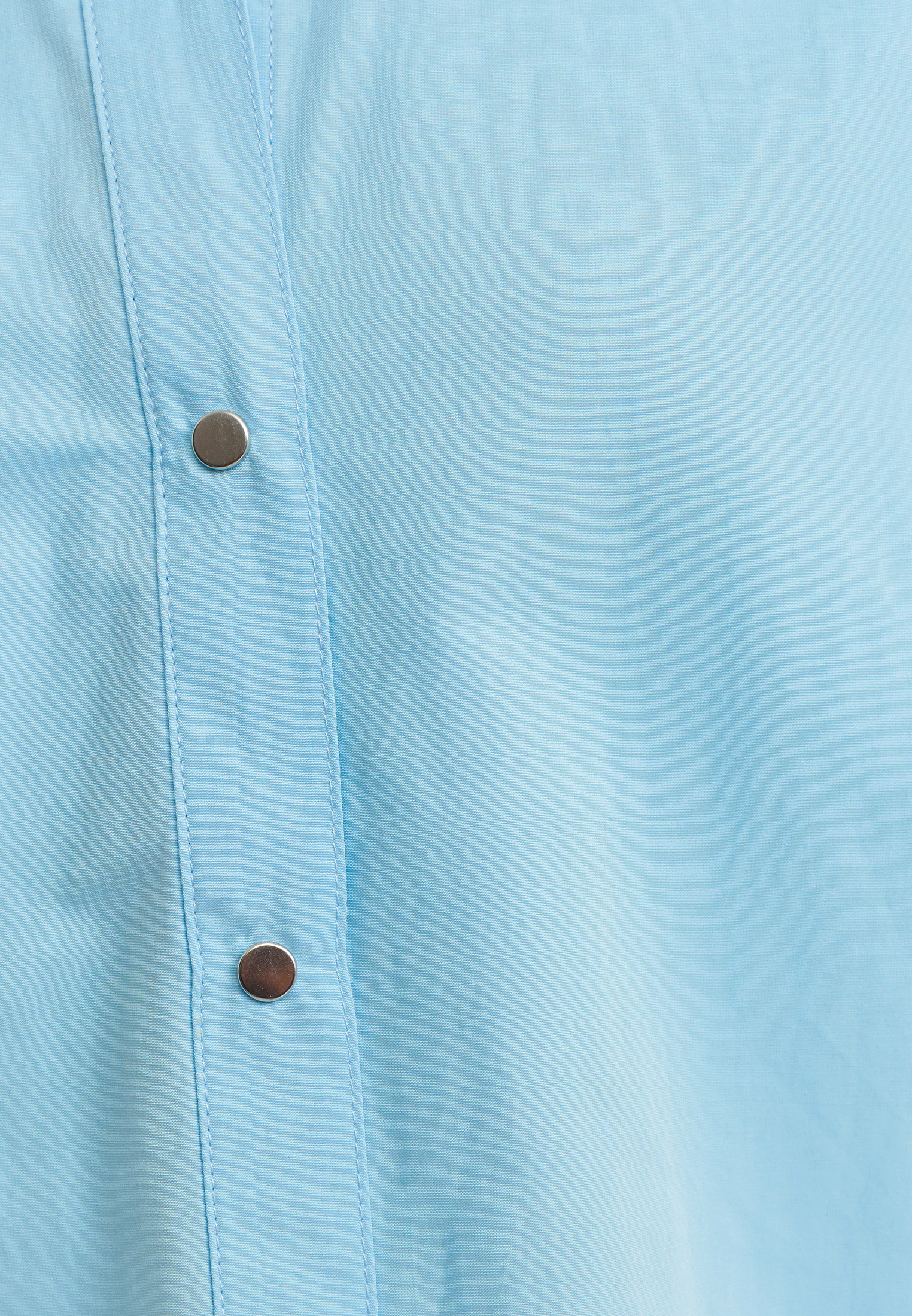 Mavi Loose-Fit Poplin Gömlek