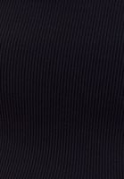 Bayan Siyah Asimetrik Crop Top