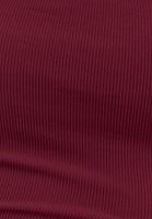 Bayan Bordo Asimetrik Crop Top