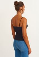 Bayan Siyah Biye Detaylı Atlet