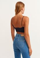 Bayan Siyah İnce Askılı Bralet