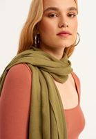 Bayan Yeşil Basic Şal