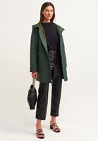 Bayan Yeşil Waterproof Midi Yağmurluk