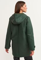 Bayan Yeşil Waterproof Midi Yağmurluk