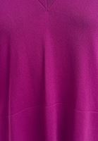 Bayan Mor  V Yaka Oversize Triko