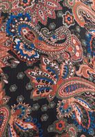 Bayan Çok Renkli Fırfır Detaylı Uzun Kollu Desenli Elbise