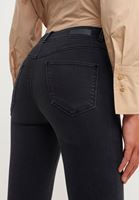 Bayan Siyah Yüksek Bel Push Up Skinny Denim Pantolon