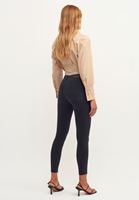 Bayan Siyah Yüksek Bel Push Up Skinny Denim Pantolon