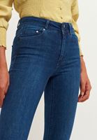 Bayan Mavi Yüksek Bel Skinny Denim Pantolon