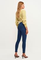 Bayan Mavi Yüksek Bel Skinny Denim Pantolon