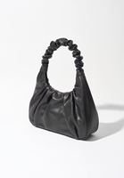 Bayan Siyah Casual Büzgülü Çanta