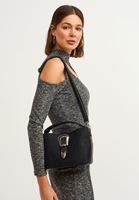 Bayan Siyah Toka Detaylı Çanta
