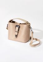 Bayan Krem Toka Detaylı Çanta